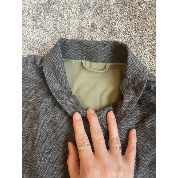 Lululemon TrailBlazer Herringbone Jacket Men's Medium Zip Button Travel Work - Picture 4 of 11